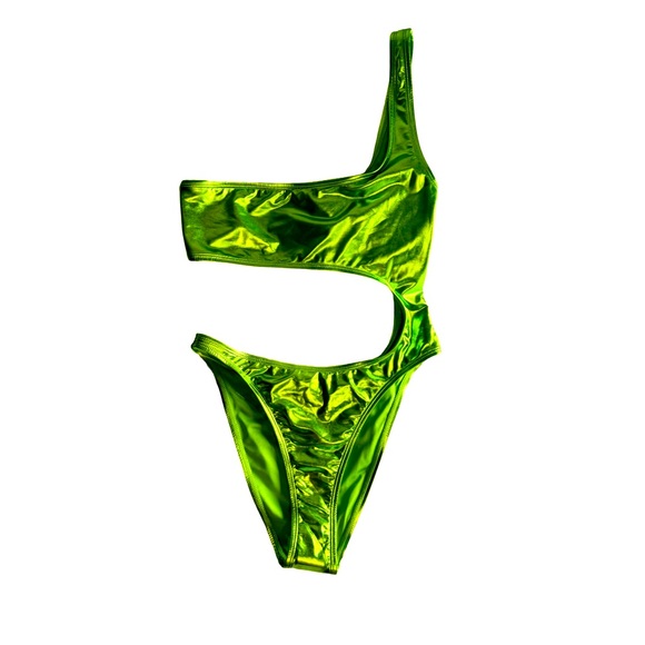 One-Piece metallic Swimsuit-Bathing Suit for Women - Picture 1 of 4